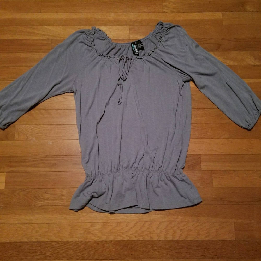 Slate Gray blouse